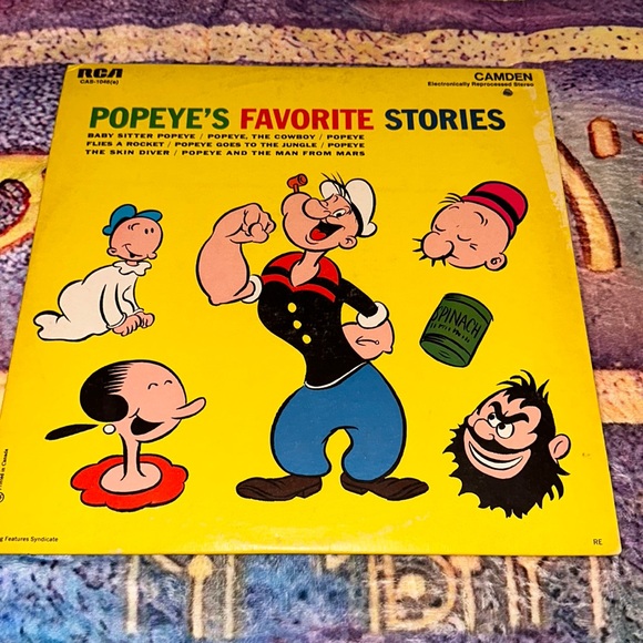 Other - Vintage Popeye Vinyl Record